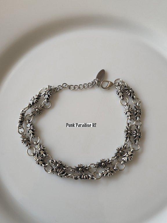Chrome Hearts double layered bracelet