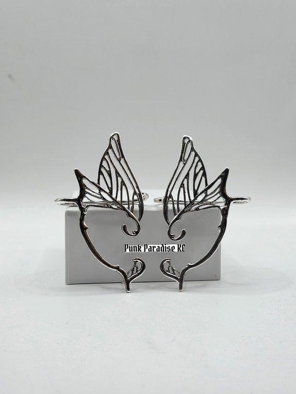 Silver Fairy earcuffs