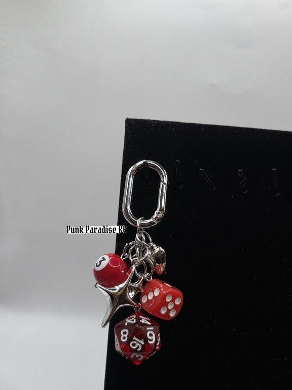 Red dice pocket accessory